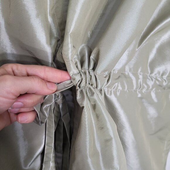 Penningtons Champagne NWT Lightweight Windbreaker Rain Trench Coats Plus Sz 5X - Picture 10 of 14